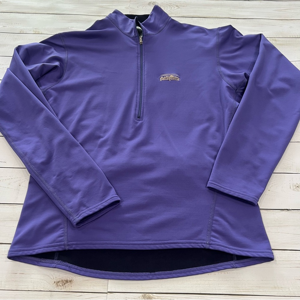 Patagonia Women’s Sz L Vintage Half Zip Cycling Jacket Made in the USA